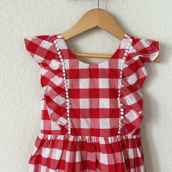 Max Studio • Checkered Ruffle Dress - Picture 2 of 5